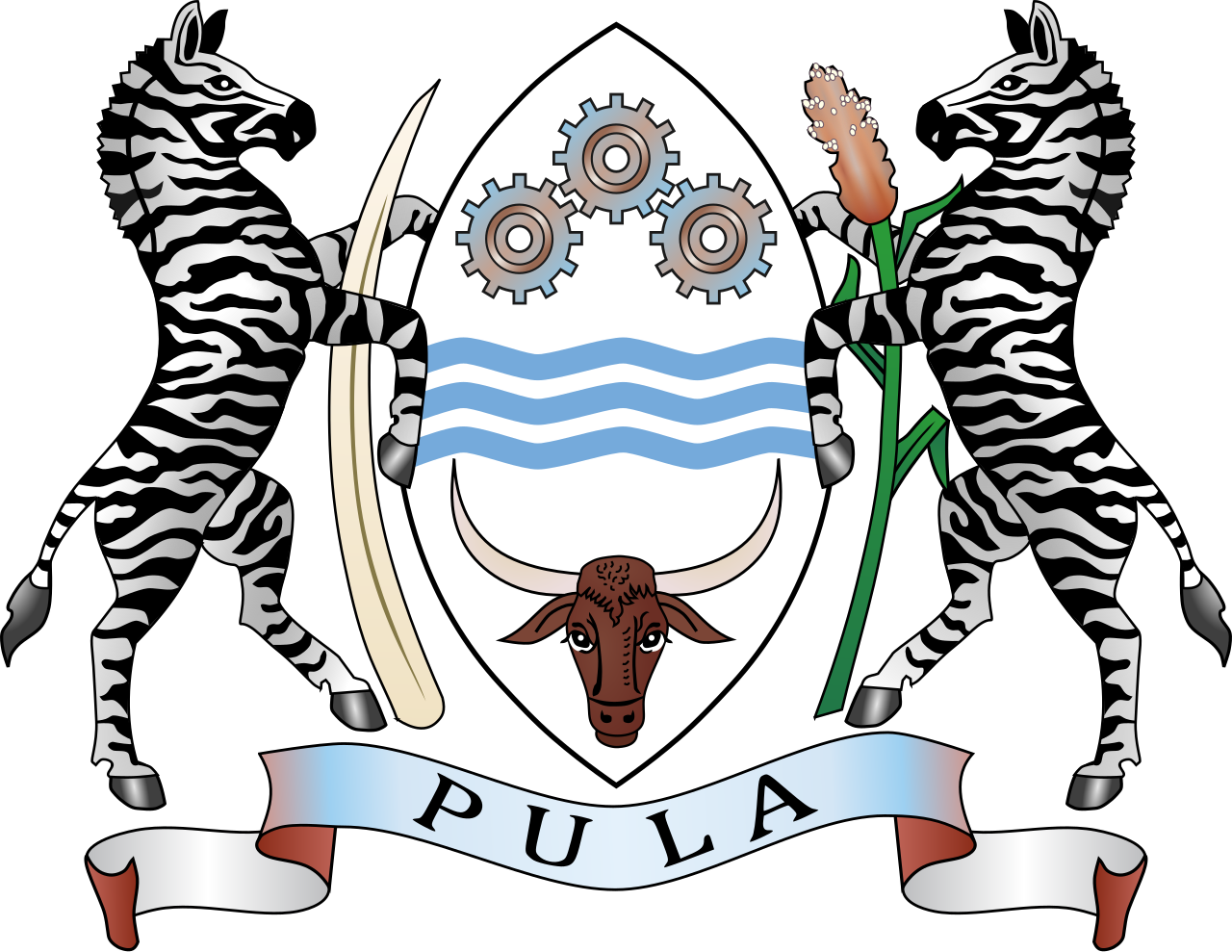 Coat of arms of the Republic of Botswana